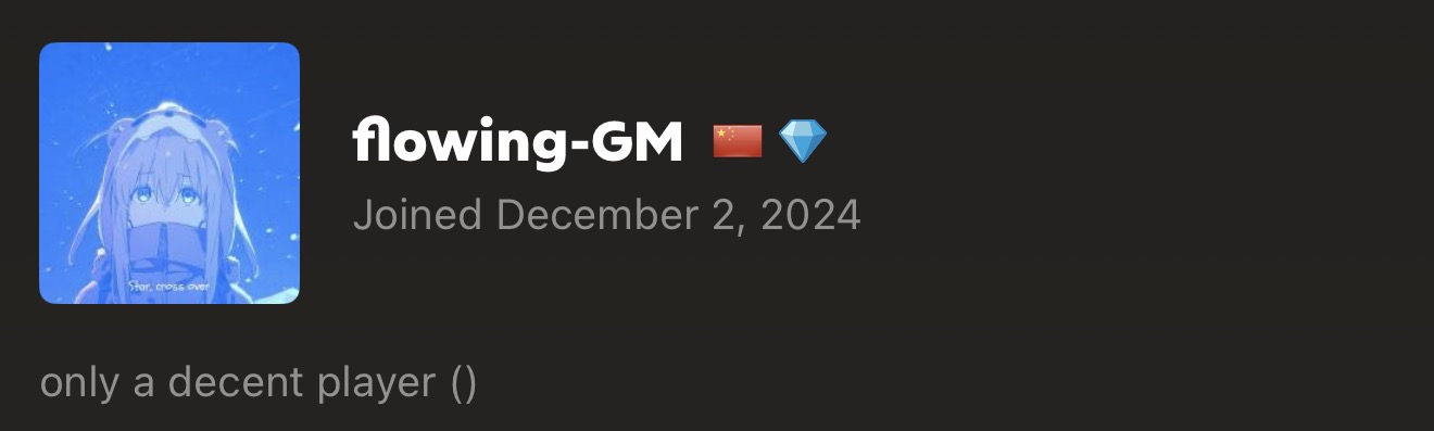 Chess.com profile screenshot for flowing-GM